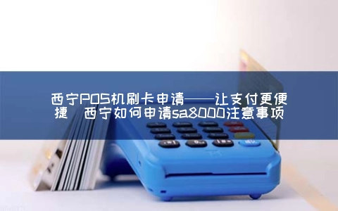 西宁POS机刷卡申请——让支付更便捷（西宁怎么申请sa8000注意事项）
